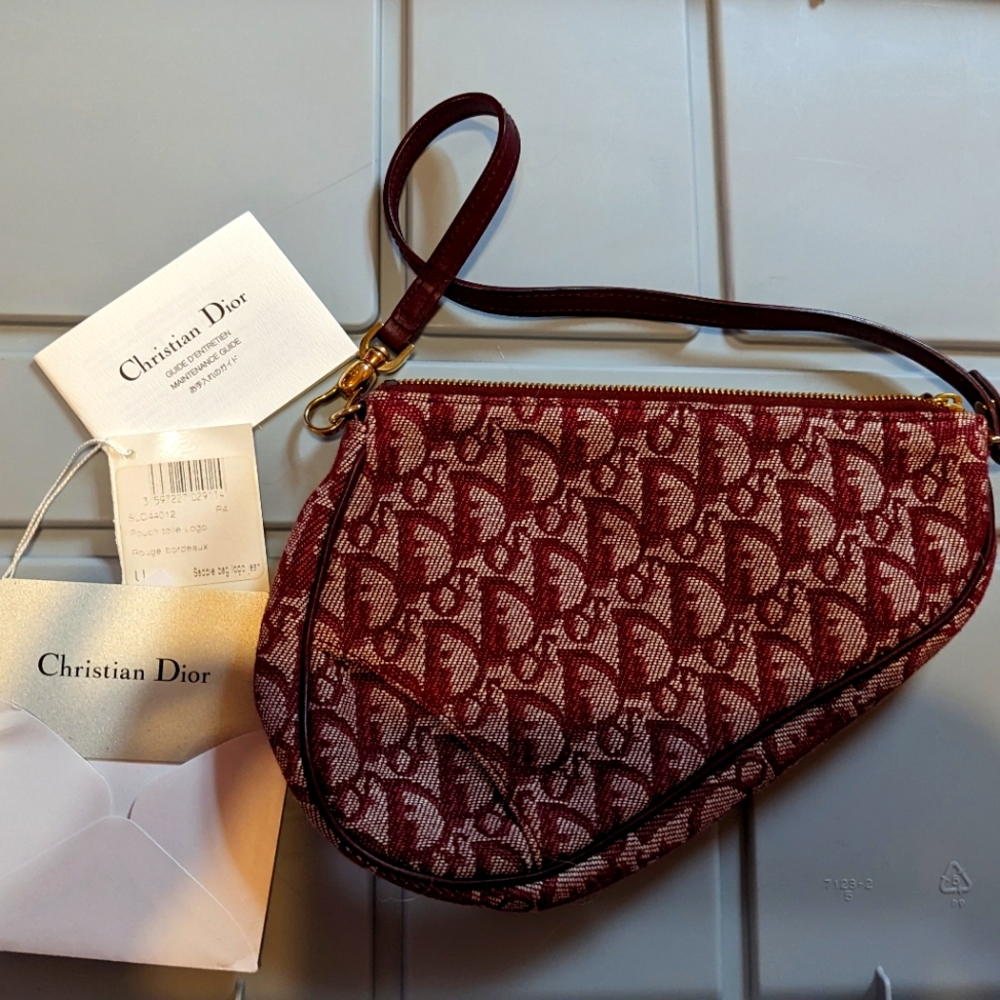 Dior saddle bag